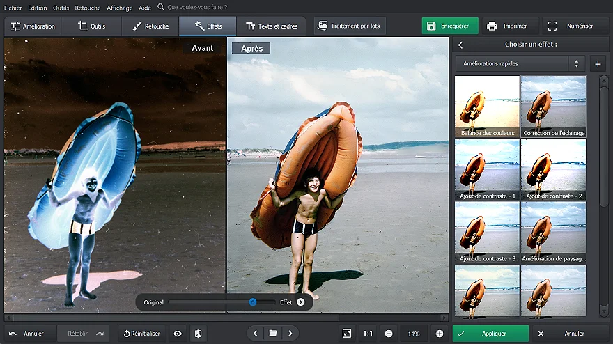 Comment convertir un négatif en positif et le retoucher avec PhotoGlory