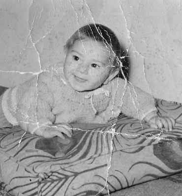 old damaged photos