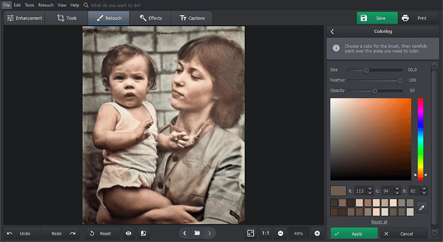 Colorize your old photo