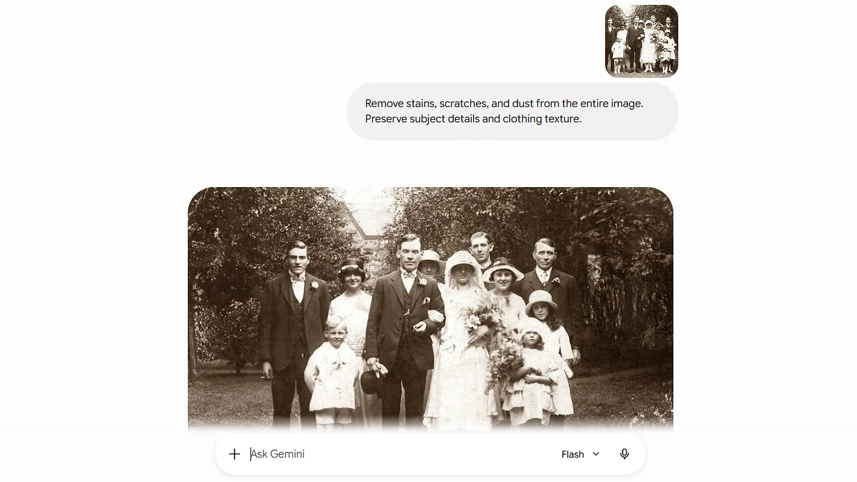 Use AI to repair your photos