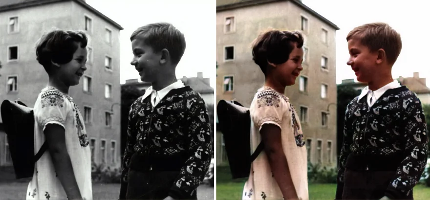 How to restore old photos in Photoshop: before and after
