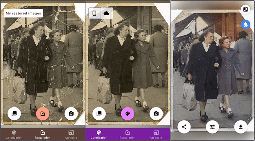 Use mobile apps to enhance your old shots