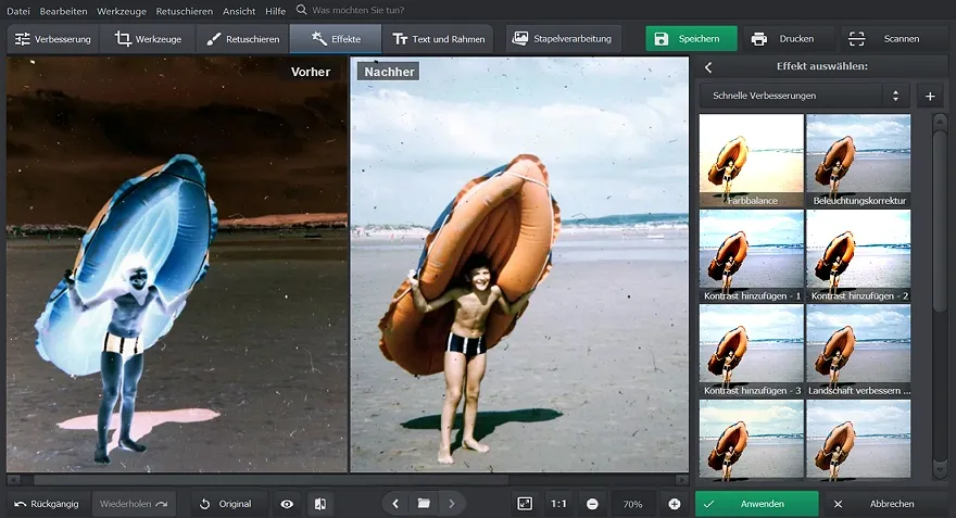 So digitalisieren Sie ein Filmnegativ mit PhotoGlory