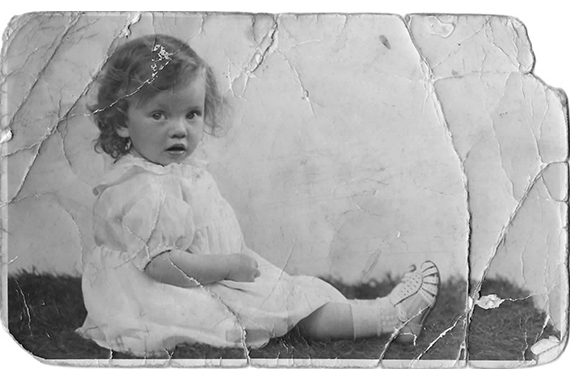 old damaged photos